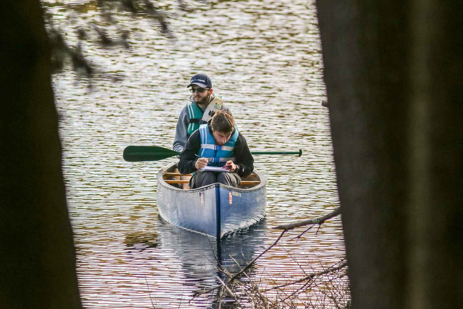Canoeing at Marilla Reservoir 