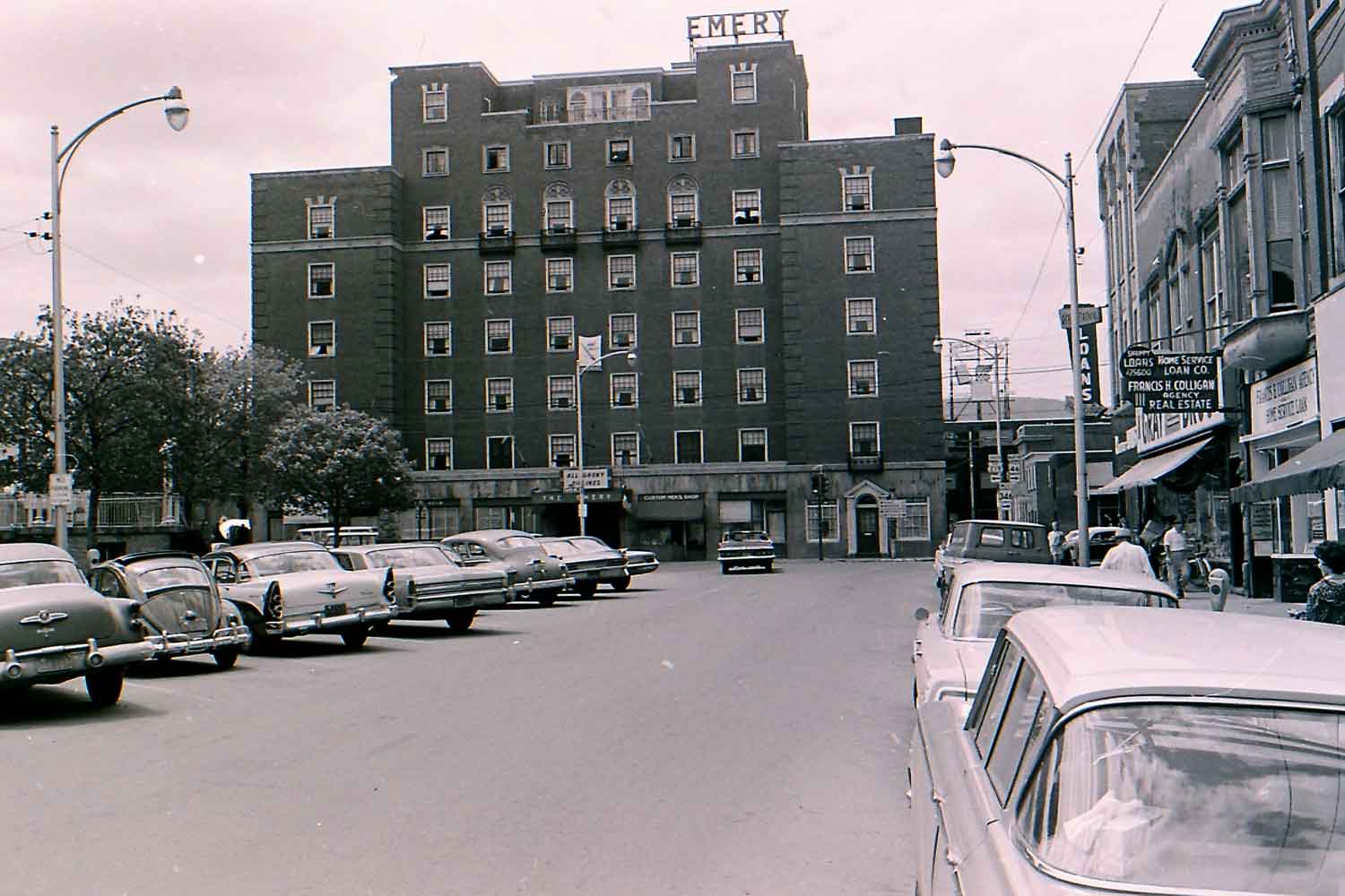 Street view of Emery Hotel