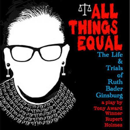 A poster of the play "All Things Equal"