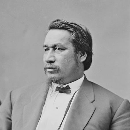 A portrait of Col. Ely S. Parker, a Native American civil engineer